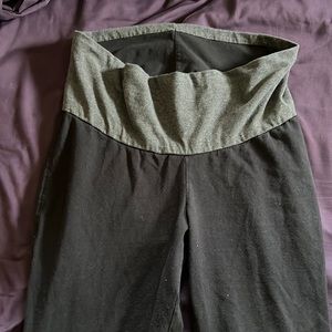 Motherhood Maternity Black Yoga Pants, Size Medium
